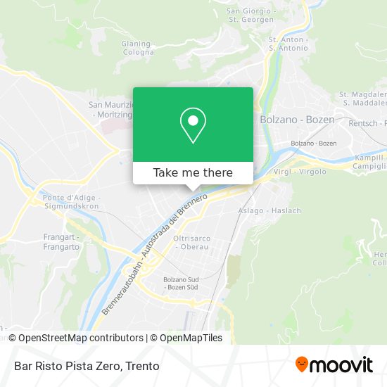 Bar Risto Pista Zero map