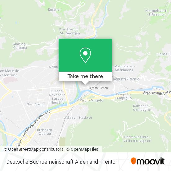 Deutsche Buchgemeinschaft Alpenland map