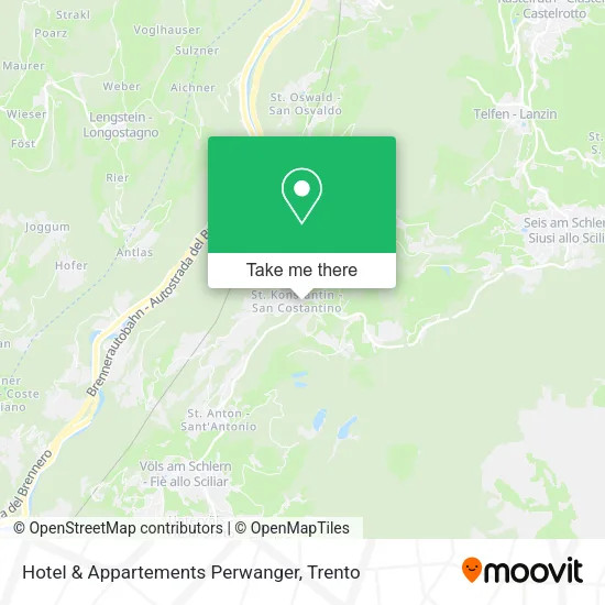 Hotel & Appartements Perwanger map