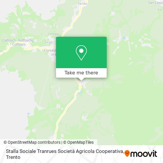 Stalla Sociale Tranrues Società Agricola Cooperativa map