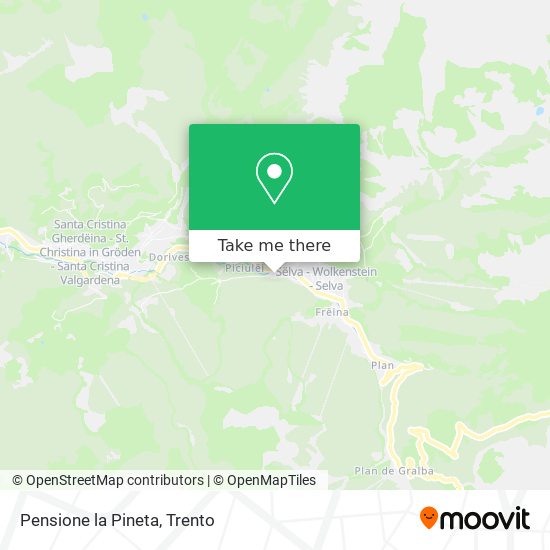 Pensione la Pineta map