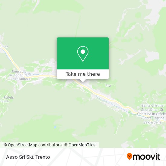 Asso Srl Ski map