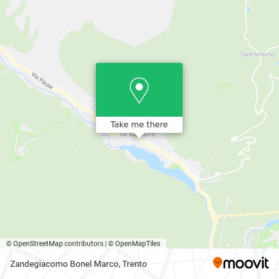 Zandegiacomo Bonel Marco map
