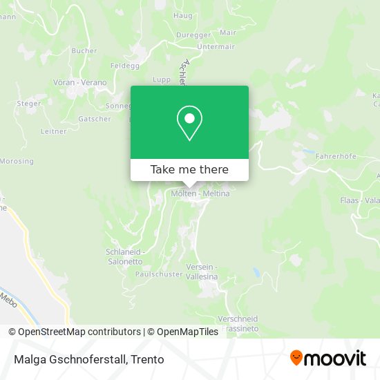 Malga Gschnoferstall map