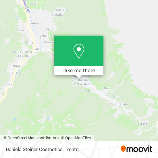 Daniela Steiner Cosmetics map