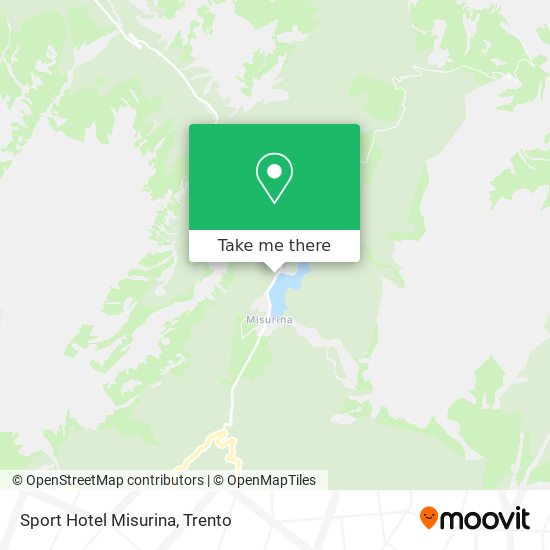 Sport Hotel Misurina map