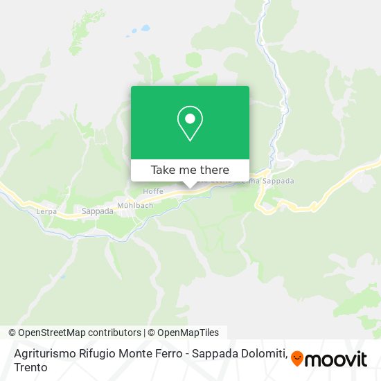 Agriturismo Rifugio Monte Ferro - Sappada Dolomiti map