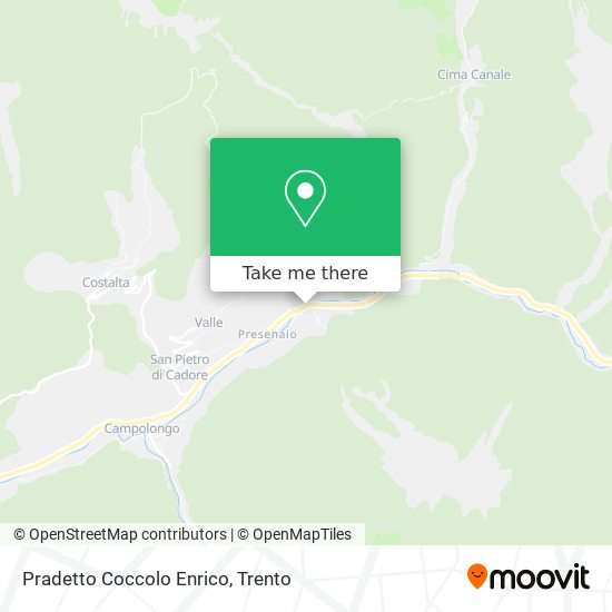 Pradetto Coccolo Enrico map