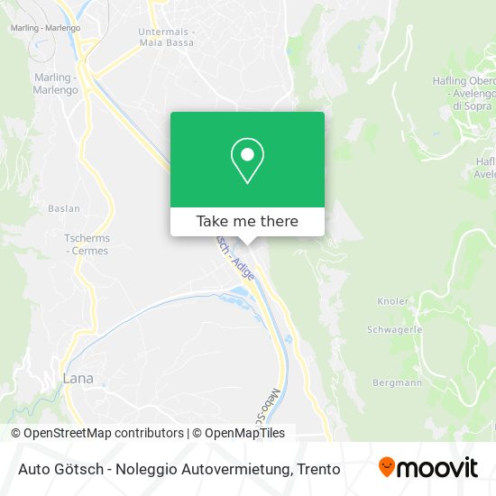 Auto Götsch - Noleggio Autovermietung map