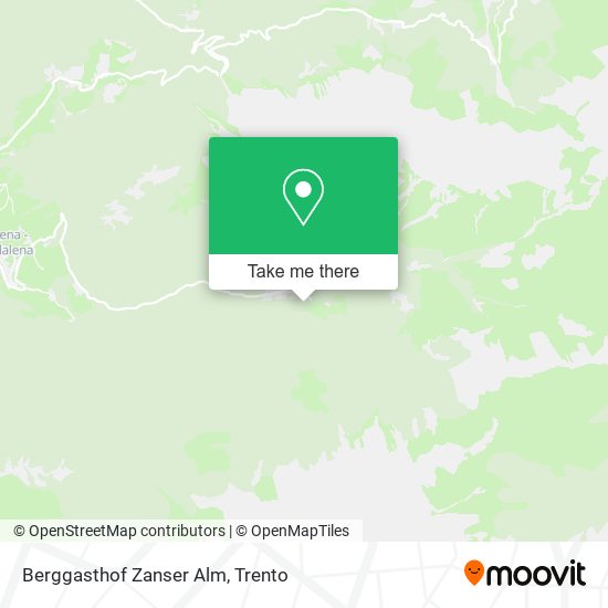 Berggasthof Zanser Alm map