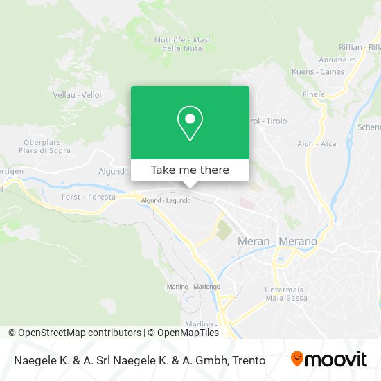 Naegele K. & A. Srl Naegele K. & A. Gmbh map