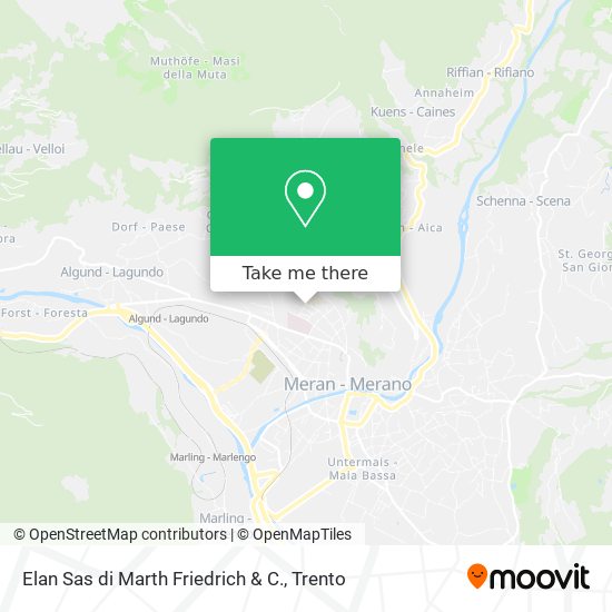 Elan Sas di Marth Friedrich & C. map