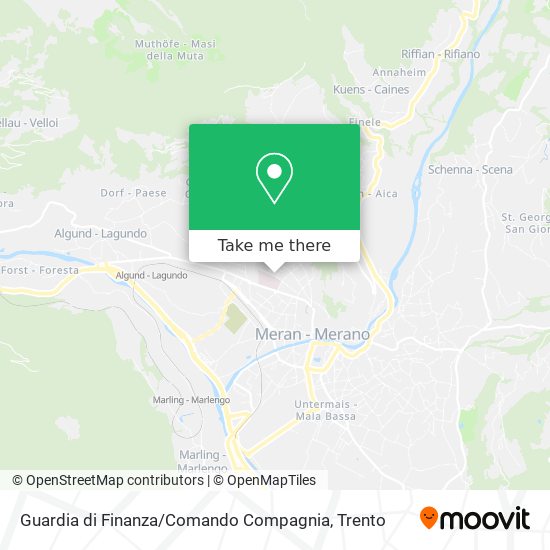 Guardia di Finanza / Comando Compagnia map