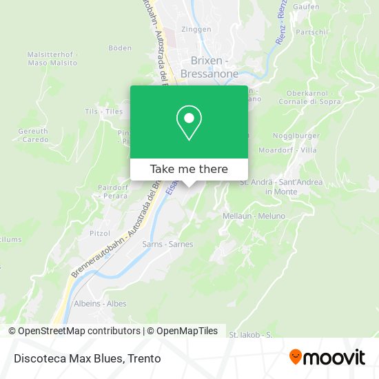 Discoteca Max Blues map