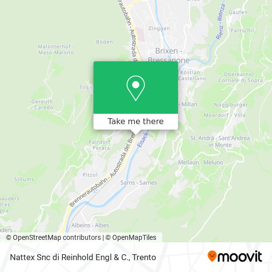 Nattex Snc di Reinhold Engl & C. map