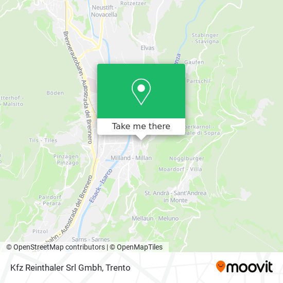 Kfz Reinthaler Srl Gmbh map