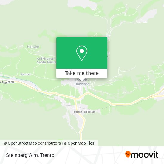 Steinberg Alm map
