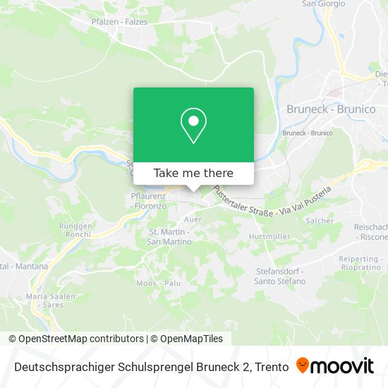 Deutschsprachiger Schulsprengel Bruneck 2 map