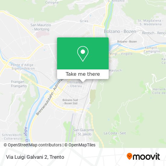 Via Luigi Galvani 2 map