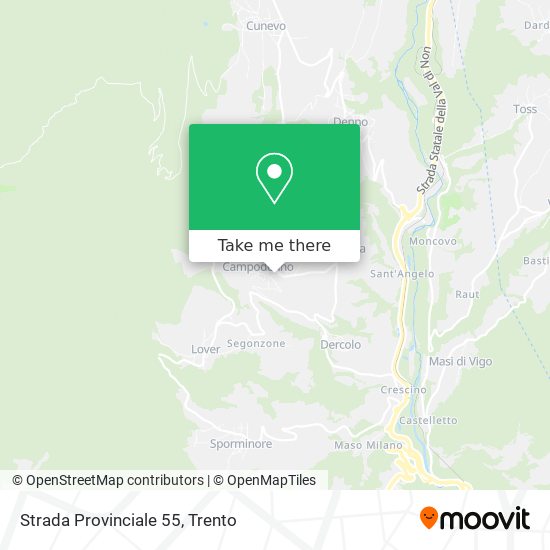 Strada Provinciale 55 map