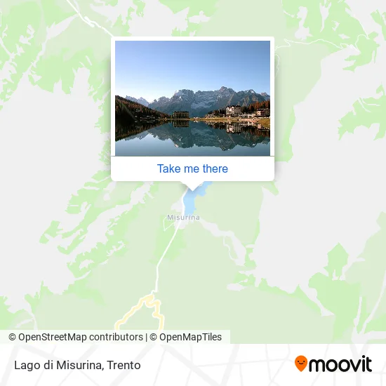 Lago di Misurina map