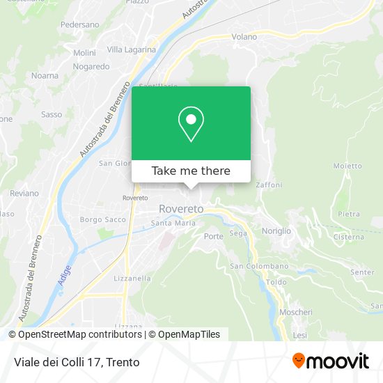 Viale dei Colli 17 map