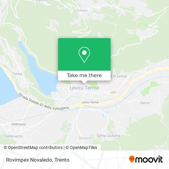 Rovimpex Novaledo map