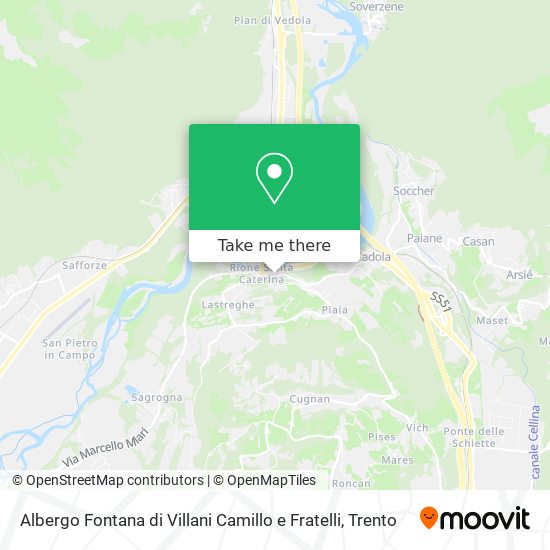 Albergo Fontana di Villani Camillo e Fratelli map