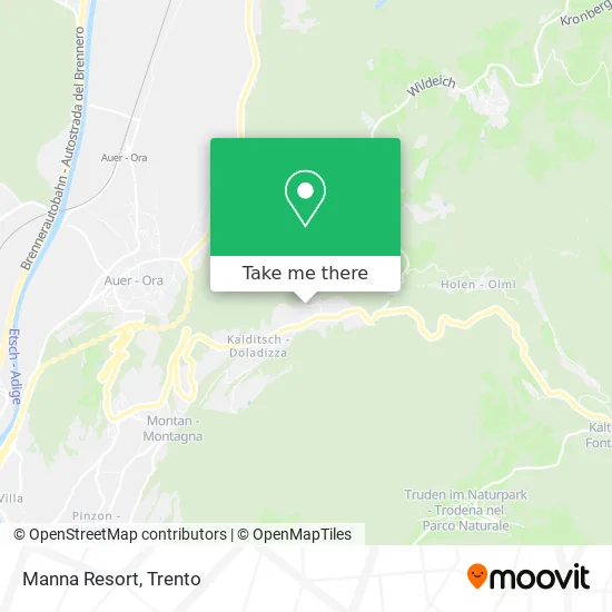 Manna Resort map