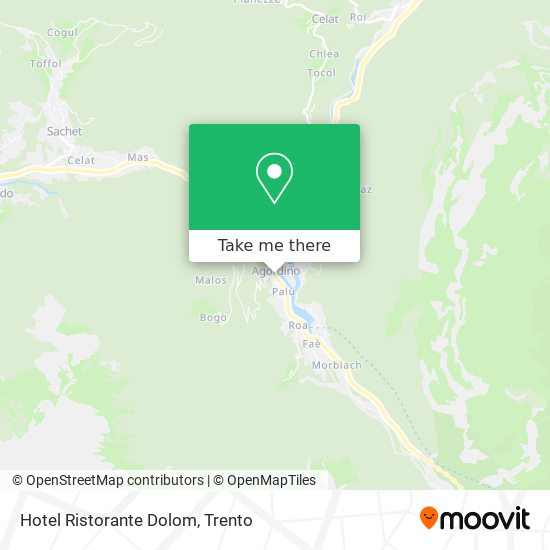 Hotel Ristorante Dolom map