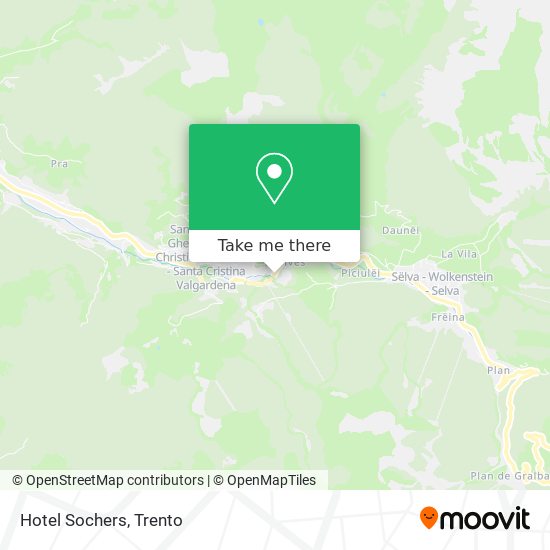 Hotel Sochers map