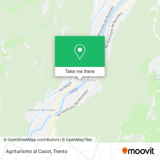 Agriturismo al Casot map