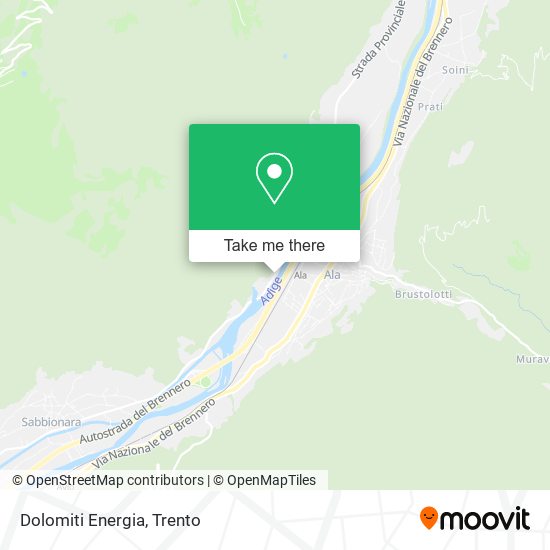 Dolomiti Energia map