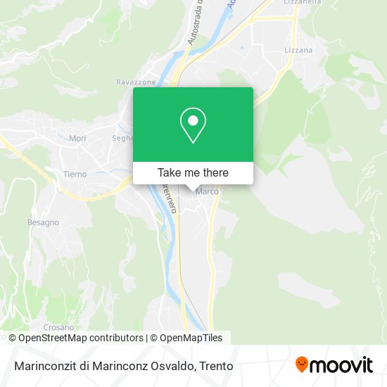 Marinconzit di Marinconz Osvaldo map