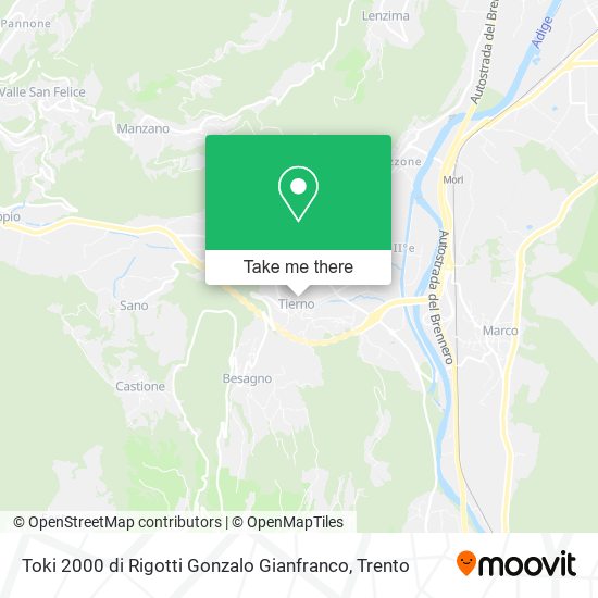 Toki 2000 di Rigotti Gonzalo Gianfranco map