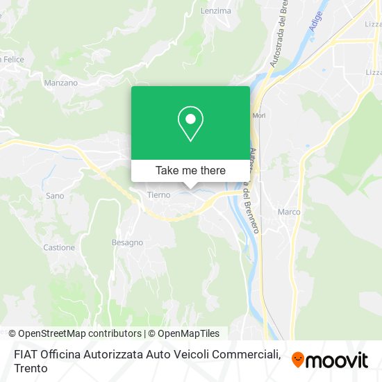 FIAT Officina Autorizzata Auto Veicoli Commerciali map