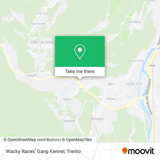 Wacky Races' Gang Kennel map