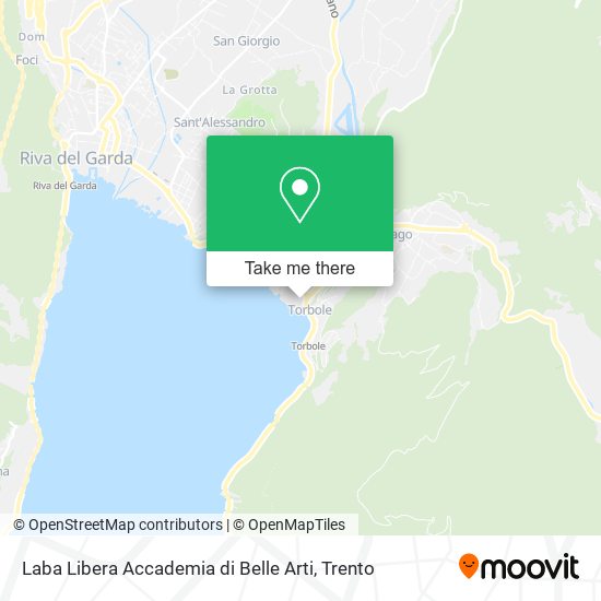 Laba Libera Accademia di Belle Arti map