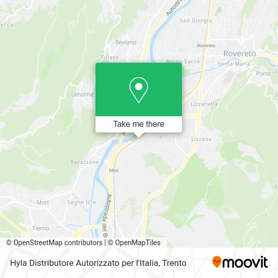 Hyla Authorized Distributor for Italy map