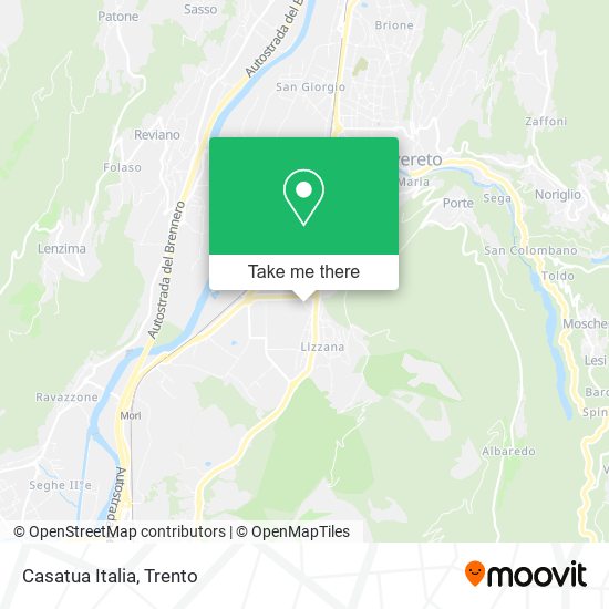 Casatua Italia map