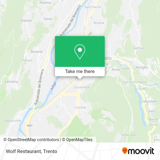 Wolf Restaurant map