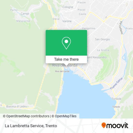 La Lambretta Service map