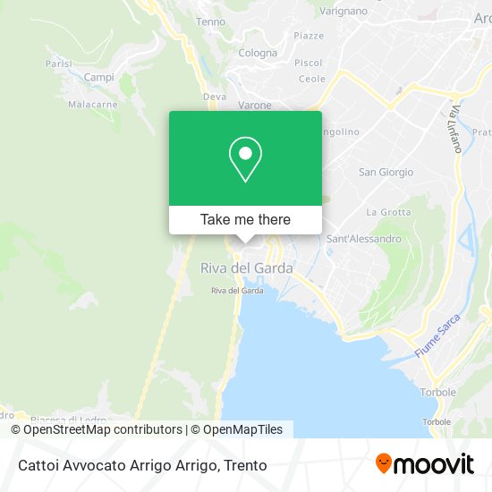Cattoi Avvocato Arrigo Arrigo map