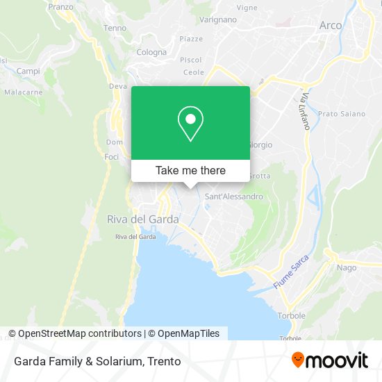 Garda Family & Solarium map