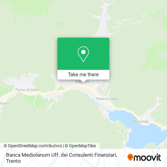 Banca Mediolanum Uff. dei Consulenti Finanziari map