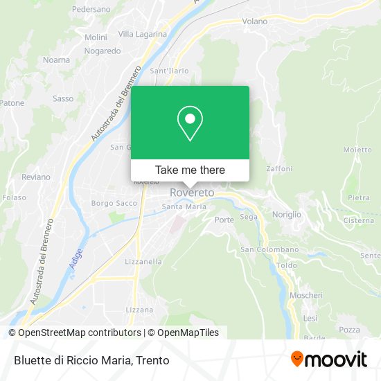 Bluette di Riccio Maria map