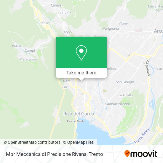 Mpr Meccanica di Precisione Rivana map