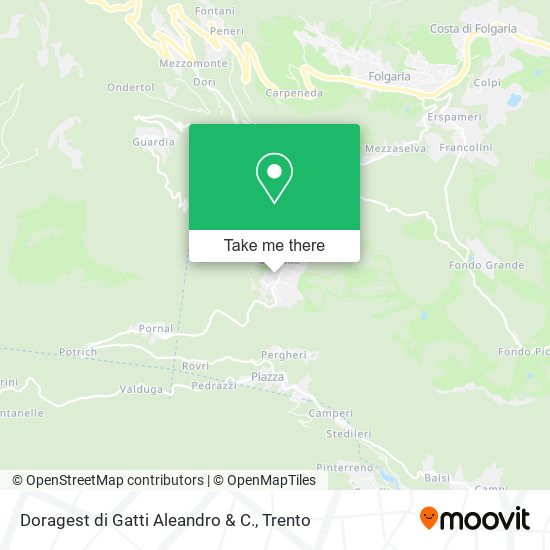 Doragest di Gatti Aleandro & C. map