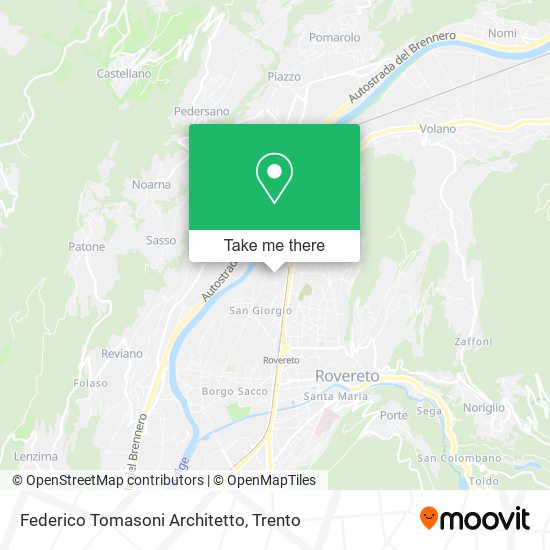 Federico Tomasoni Architetto map