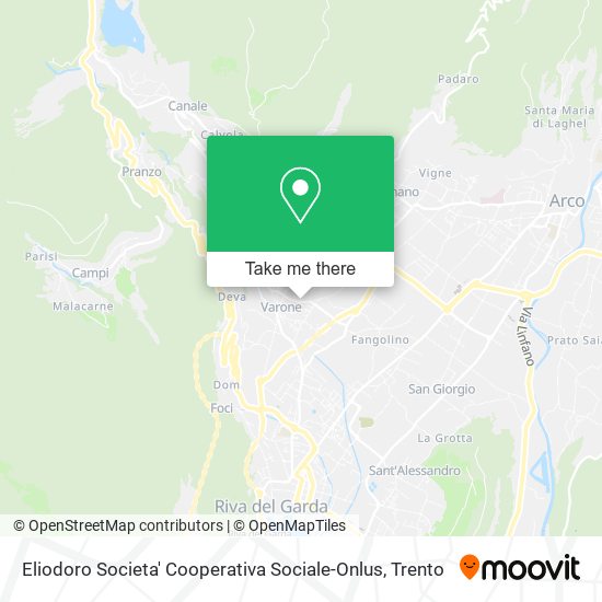 Eliodoro Societa' Cooperativa Sociale-Onlus map